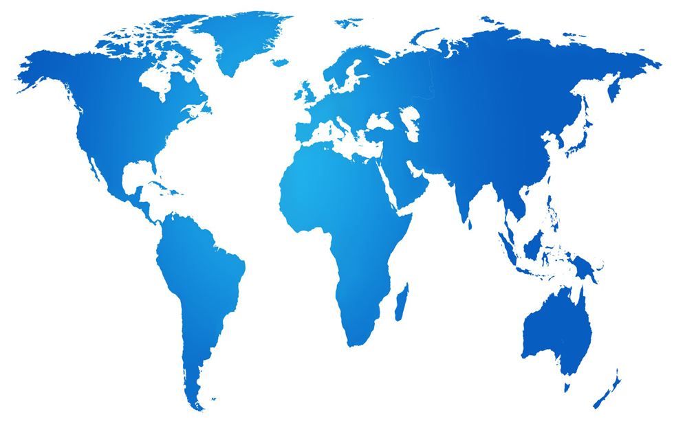Mapa mundial de presencia de franquicias
